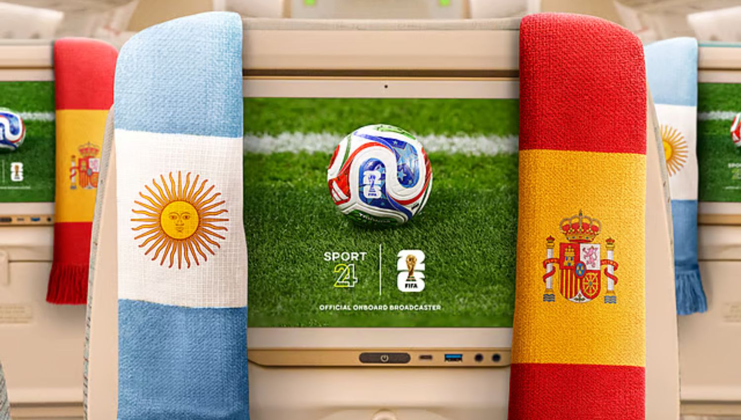 Catch the World Cup Final Mid-Flight: Emirates Streams Spain vs Argentina at 40,000 Feet
