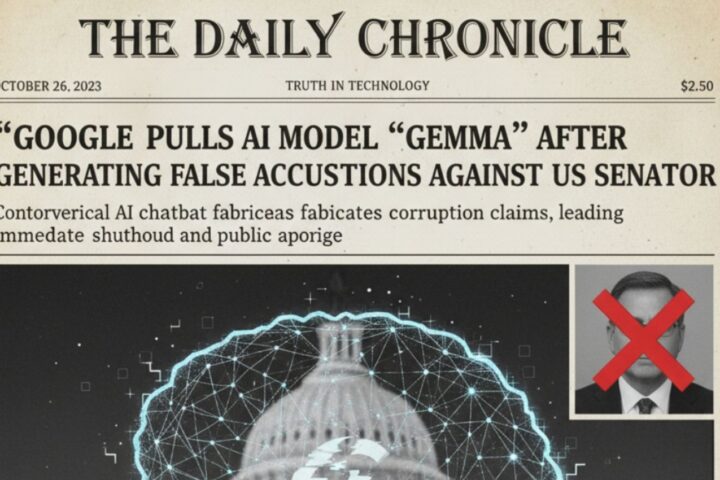 Google Withdraws 'Gemma' AI Model After It Fabricated Claims About a US Senator