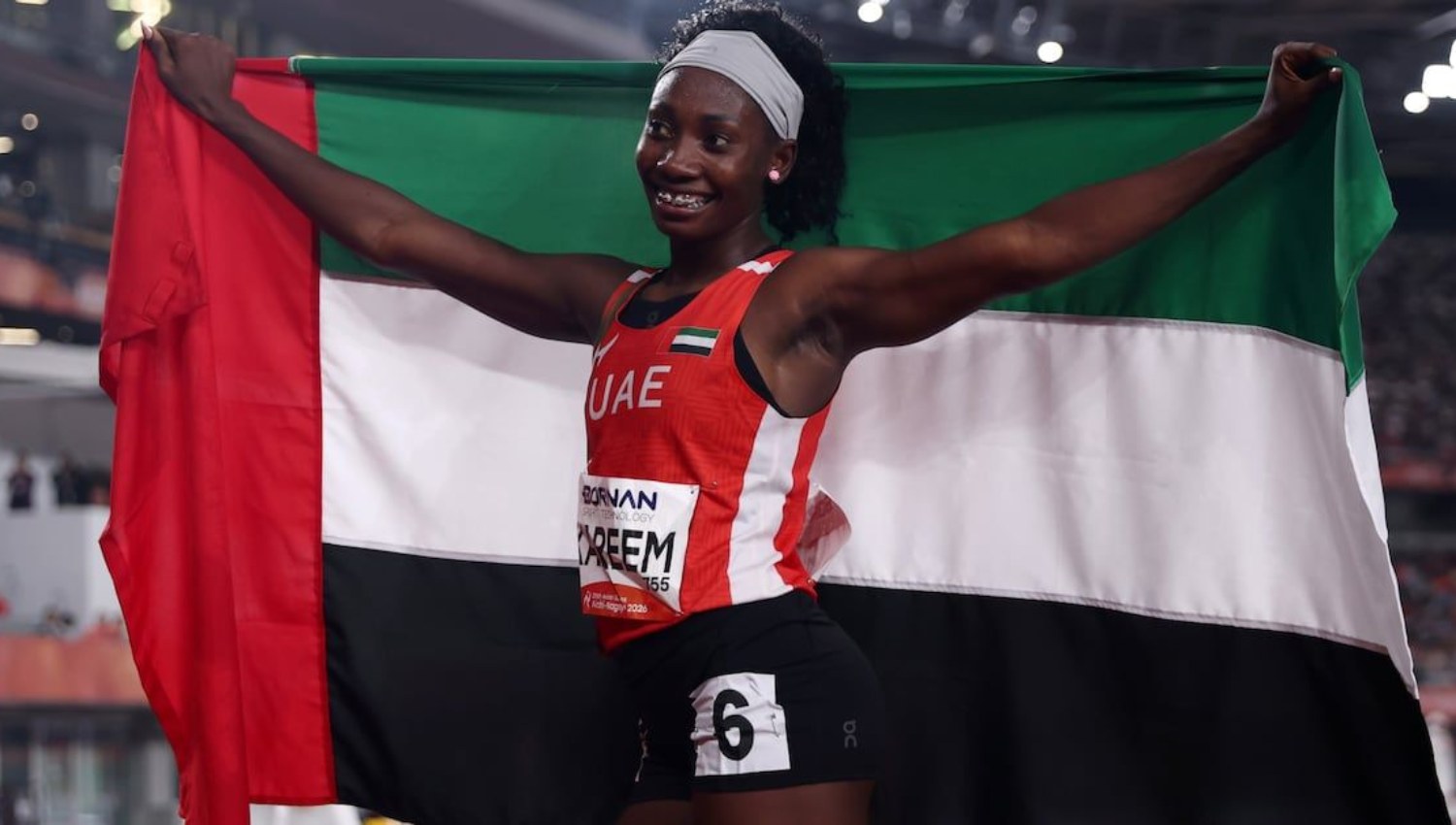 Emirati Hurdler Mariam Kareem Sets Sights on LA 2028 After Asian Games Gold